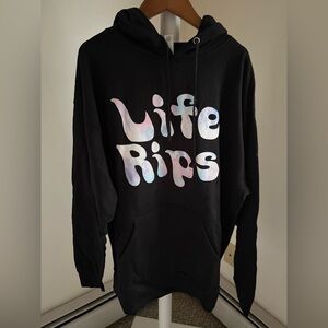 ‘Life Rips’ Chris D’Elia Comedian Hoodie — Size XL